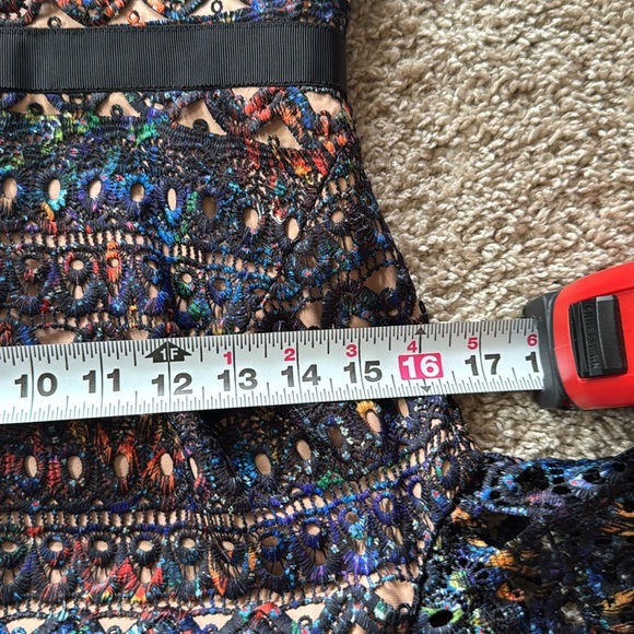 SALONI Juno Butterfly LacePrinted Mini Dress - Picture 12 of 16